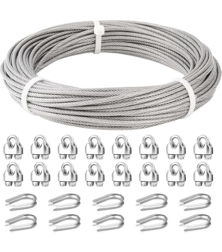 Reel 7x19 Flexible Galvanized Steel Cable, Silver, 3/16-in | Canadian Tire