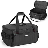 samdew Grill Carry Bag Compatible with Weber Go-Anywhere Grill, Bag Only | Outdoor BBQ Cover for Model 121020 1141001 and More, with Portable Handles &amp; Multi-pockets, for Barbecue, Camping, RV Travel