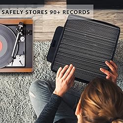 Vinyl Record Storage Box for 12-inch Records Crate