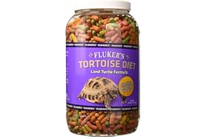 Fluker's Tortoise Diet, Large Pellet Food, Land Turtle Formula, 3.5 lbs.