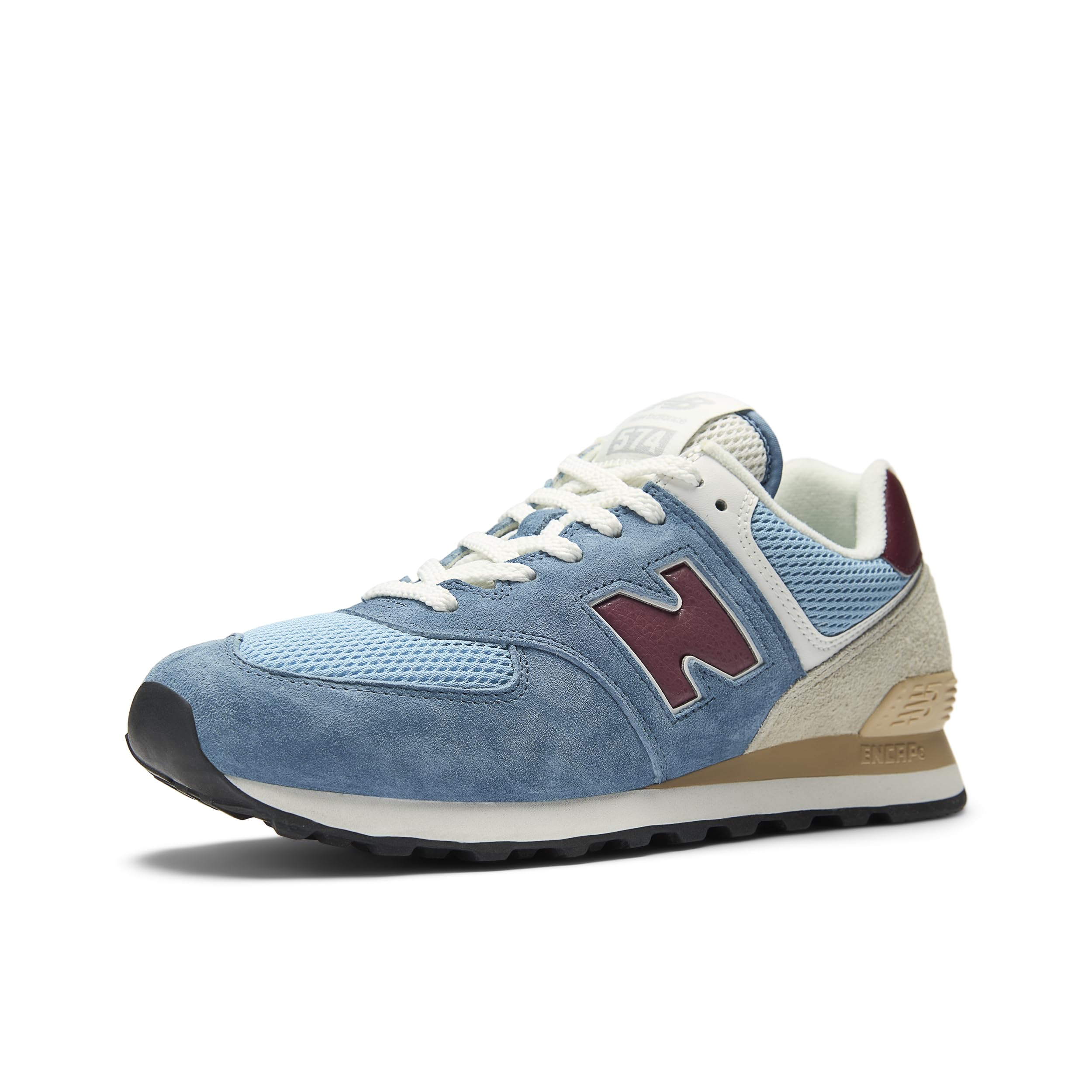 New Balance Unisex-Adult 574 V2 Unisex Sneaker, Shoreline Blue/Stillwater, Men 8.5 M/Women 10 W Image