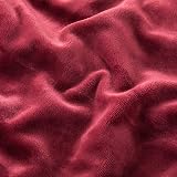 MOONLIGHT20015 Fleece King Blanket 270x230 cm Burgundy 400 GSM Silk Touch view 9