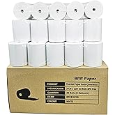 (30 Coreless Rolls - 50 GSM) 3 1/8 x 230 Thermal Paper Receipt Rolls fits all Clover POS Cash Register Printers for TSP500 TS