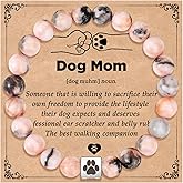 GBTBYS Dog Mom Gifts for Women, Dog Dad Gifts for Men, Dogs Mom/Dad Bracelet, Best Dogs Lover Charm Bracelet Gift
