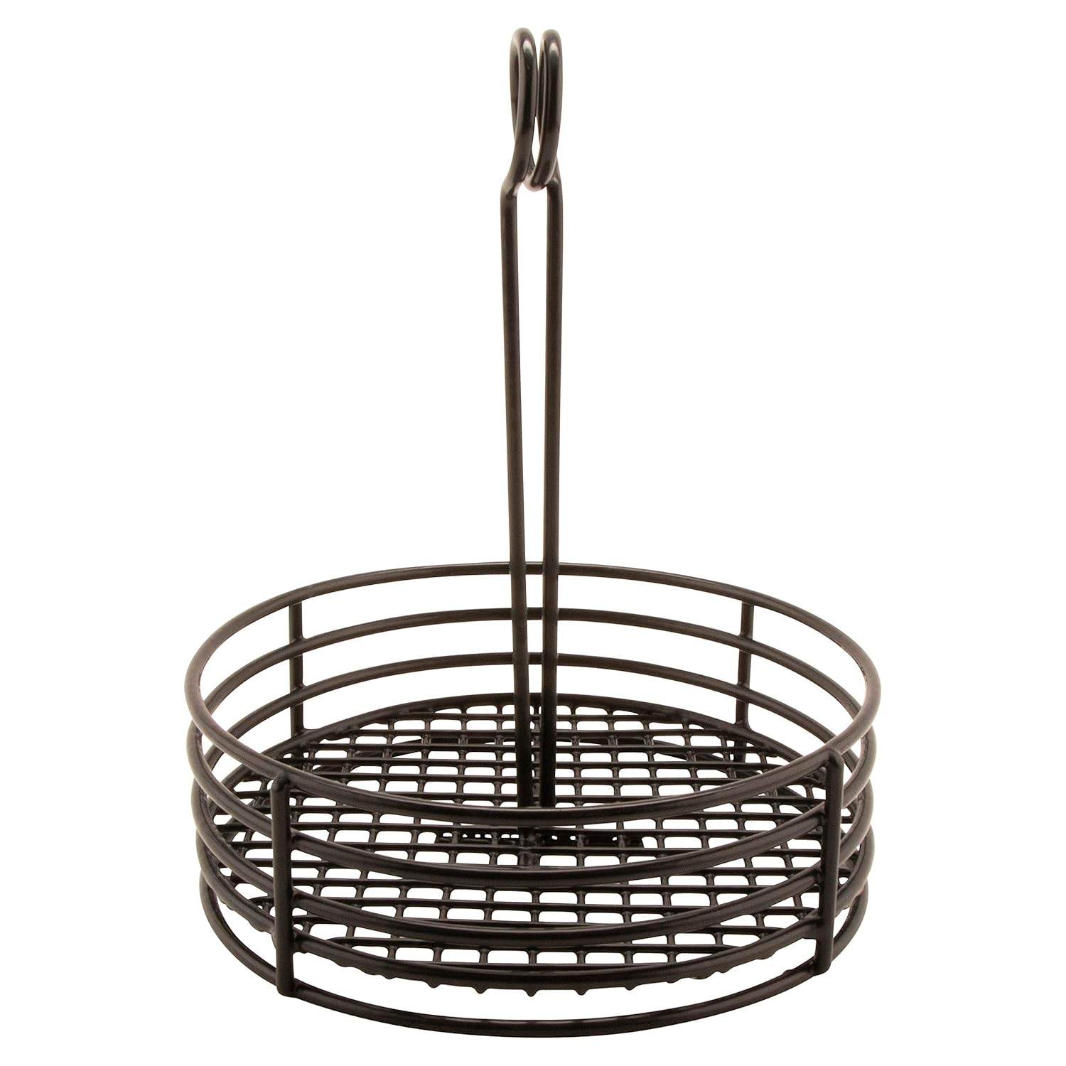 G.E.T. Enterprises Black Round Stainless Steel Condiment