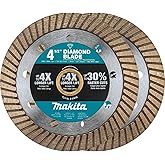 Makita B-69705 4-1/2" Diamond Blade, Turbo, General Purpose, 2/Pk