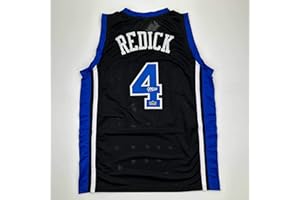 HOFSM.COM HALL OF FAME SPORTS MEMORABILIA Facsimile Autographed JJ J.J. Redick Duke Black Reprint Laser Auto College Basketball Jersey Size Men's XL