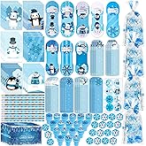 TOAPER 192PCS Winter Stationery Party Favors Bulk Winter Themed Stationery Treat Bags Birthday Supplies for Stocking Goodie Bags Stuffer Exchange School Games Prizes