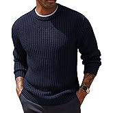 PJ PAUL JONES Mens Sweater Crewneck Knit Sweaters Casual Textured Pullover Sweater