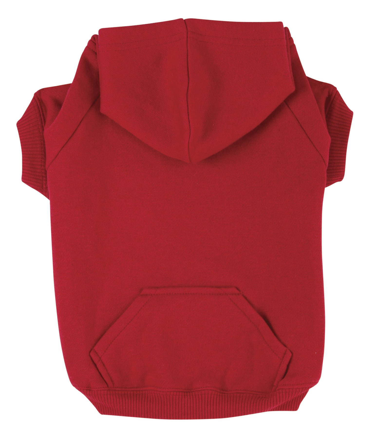 Zack and Zoey Basic Hoodie for Dogs, 16 Inch Medium, Tomato Red