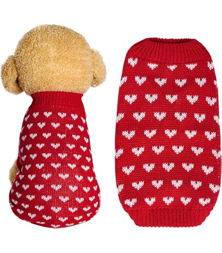 3-Pack Holiday Dog & Cat Sweaters - Pumpkin, Turkey, Snowman | Fall & Christmas Pet Costumes | Medium Size
