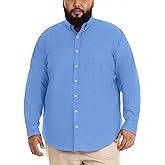Van Heusen mens Wrinkle Free Poplin Long Sleeve Shirt