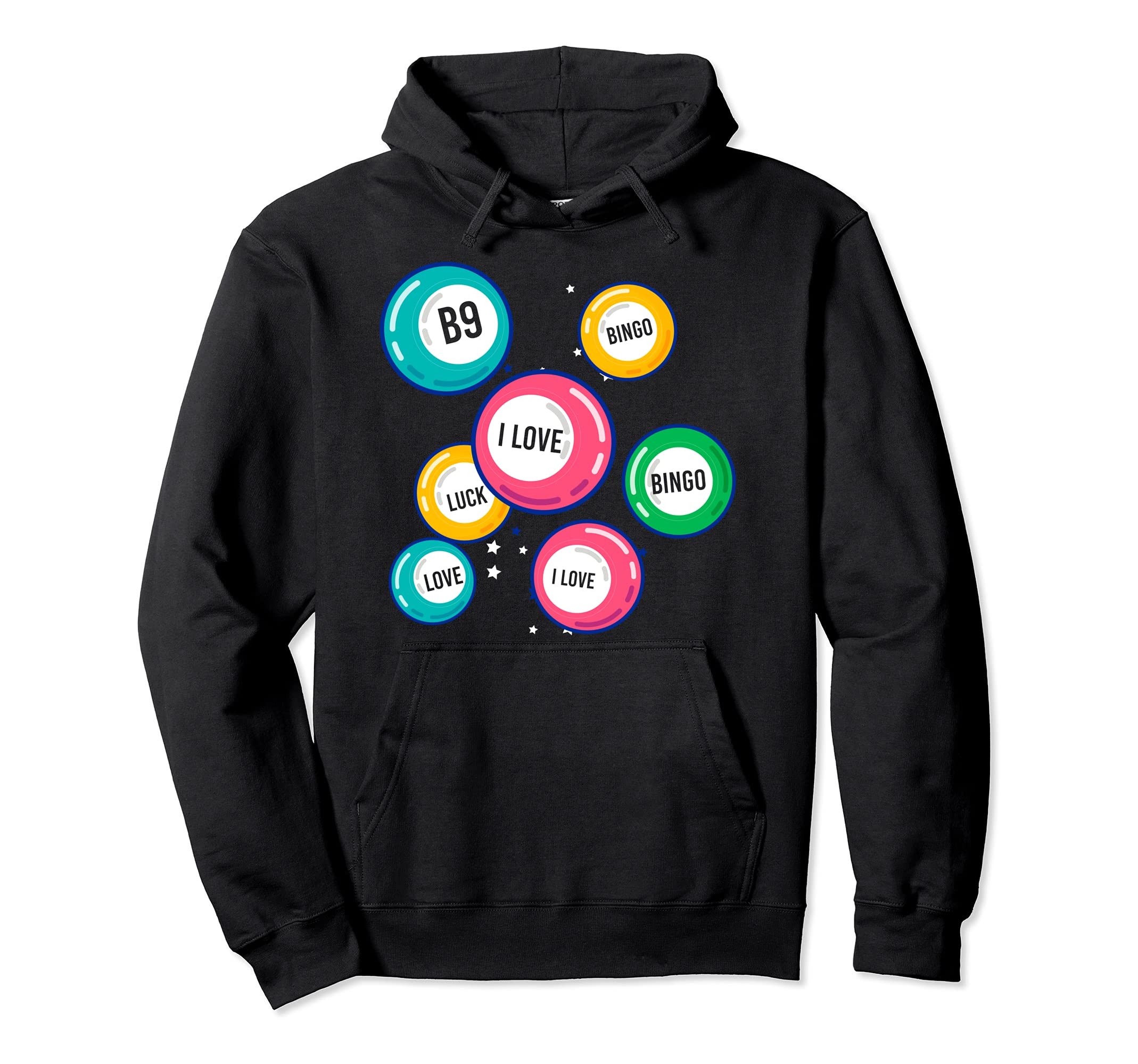 Bingo Caller Gambling Bingo Player Bingo Winner Gift Bingo Pullover Hoodie