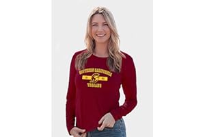 Blue 84 Women's NCAA Officially Licensed Long Sleeve T-Shirt Athletic Team Color