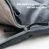 BISINNA XXL Wide Sleeping Bag 230x100cm 3-4 Season Plus Size Warm Waterproof view 4
