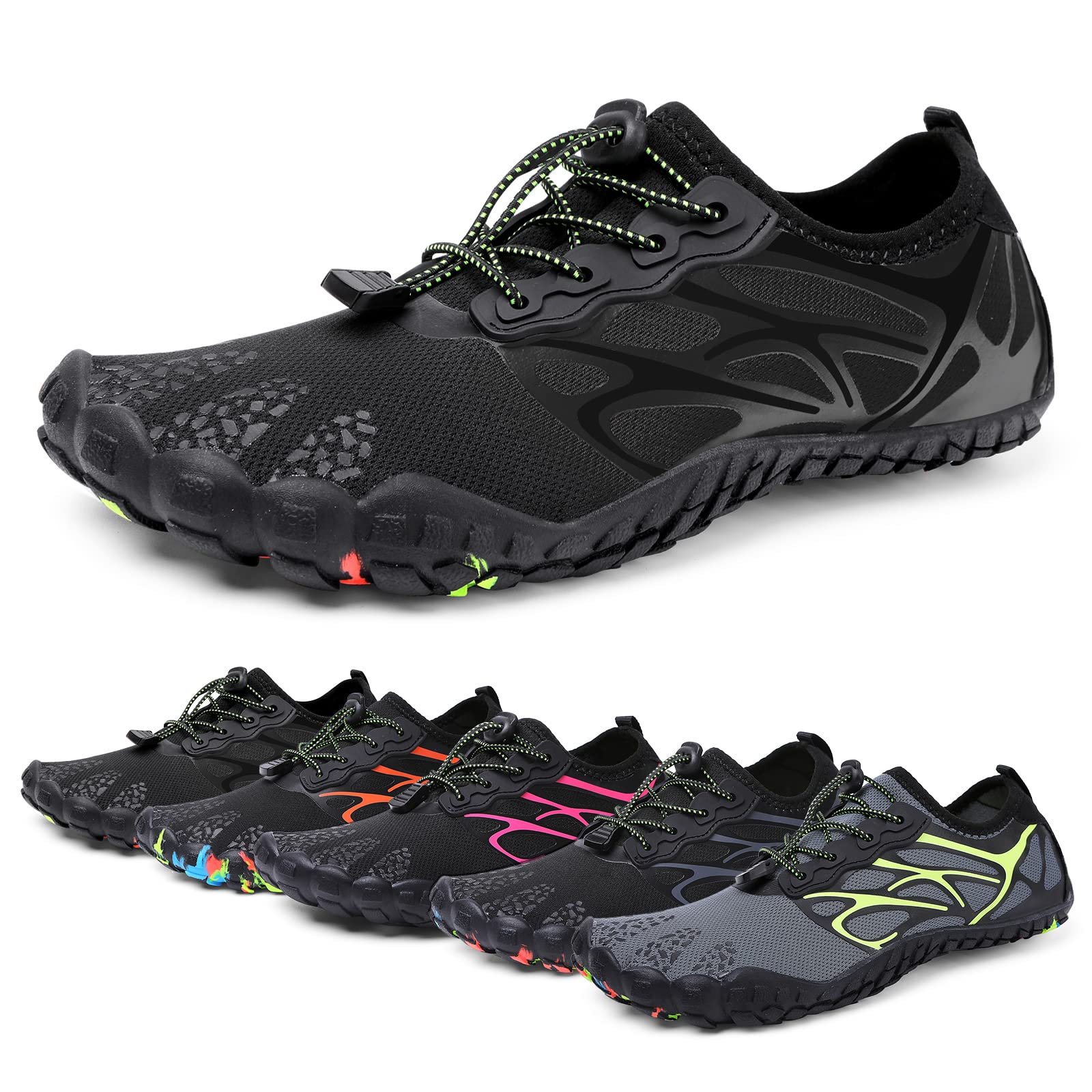 Photo 1 of SIZE 6 MEN* ziitop Water Shoes for Men Women Beach Barefoot Swim Rock Climbing Pool Shoes Socks, Anti-Slip Breathable Quick Dry Lightweight Slip-on, Outdoor Sport Hiking Walking Boating Fishing Diving Surfing