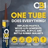 OB1 Brown Multi-Surface Sealant & Adhesive Hybrid Polymer 290ml view 3