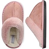 Besroad Kids Slippers Girls Boys Fuzzy House Slippers Warm Memory Foam House Shoes Soft Plush Bedroom Slippers Slides Indoor Outdoor