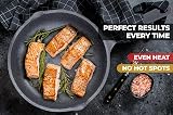 INTIGNIS 3-in-1 Deep Non-Stick Frying Pan with Lid 24 cm GREBLON Ceramic Orange view 5
