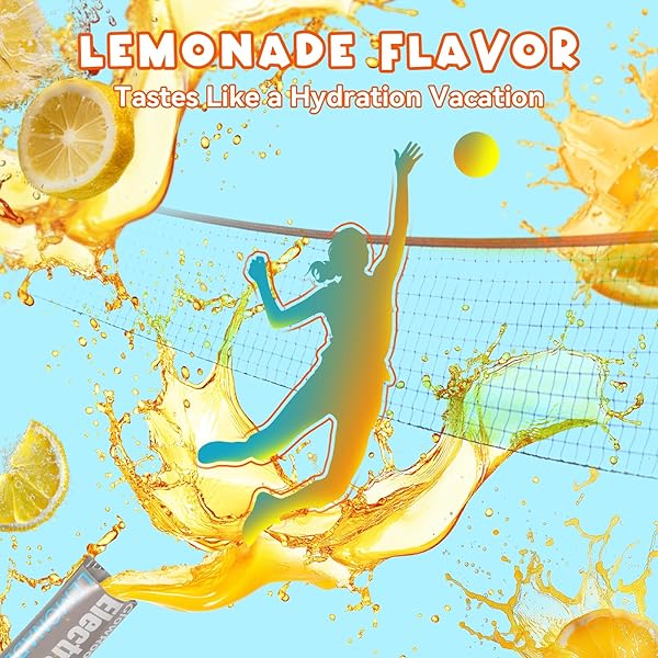 GLOWROOT DAILY ELECTROLYTE DRINK – LEMONADE FLAVOR, 30 STICKPACKS * 5G – HYDRATION PACKETS WITH 7 ELECTROLYTES & MINERALS – NON- GMO, KETO FRIENDLY, & SUGAR-FREE ELECTROLYTE POWDER – 150G