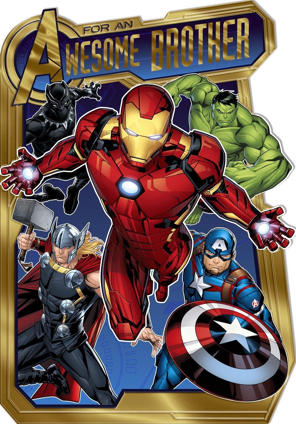 MarvelAvengers Avengers Pop Out Brother Birthday Card