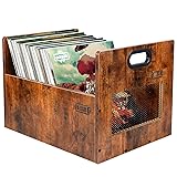 Upgraded Vinyl Record Storage Box, Vinyl Record