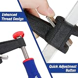 WORKPRO 150 mm Bar Clamps Set 2-Pack Heavy Duty F Clamps Quick-Release view 3