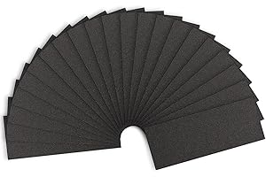 Sandpaper 320 Grit, Wet Dry Sanding Sheets 9 x 3.6 Inch for Wood Furniture Finishing, Metal Sanding and Automotive Polishing,