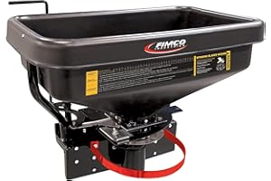 FIMCO 5301845 ATV Dry Material Spreader for Distribution & Broadcast, 12V, Polymer Hopper, 145 lbs