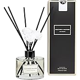 CULTURE & NATURE Reed Diffuser Set 6.7oz (200ml) French Perfume Scented Diffuser with Sticks Home Fragrance Reed Diffuser for Bathroom Shelf Decor