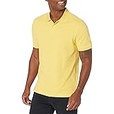 Amazon Essentials Men's Polo Shirts Short Sleeve, Slim-Fit Cotton Pique