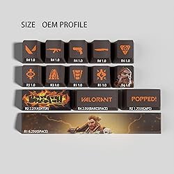 GATOKIT Valorant Custom Keycaps OEM Profile 14keys