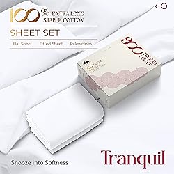 Mayfair Linen Egyptian Cotton Queen Sheet Set, 800