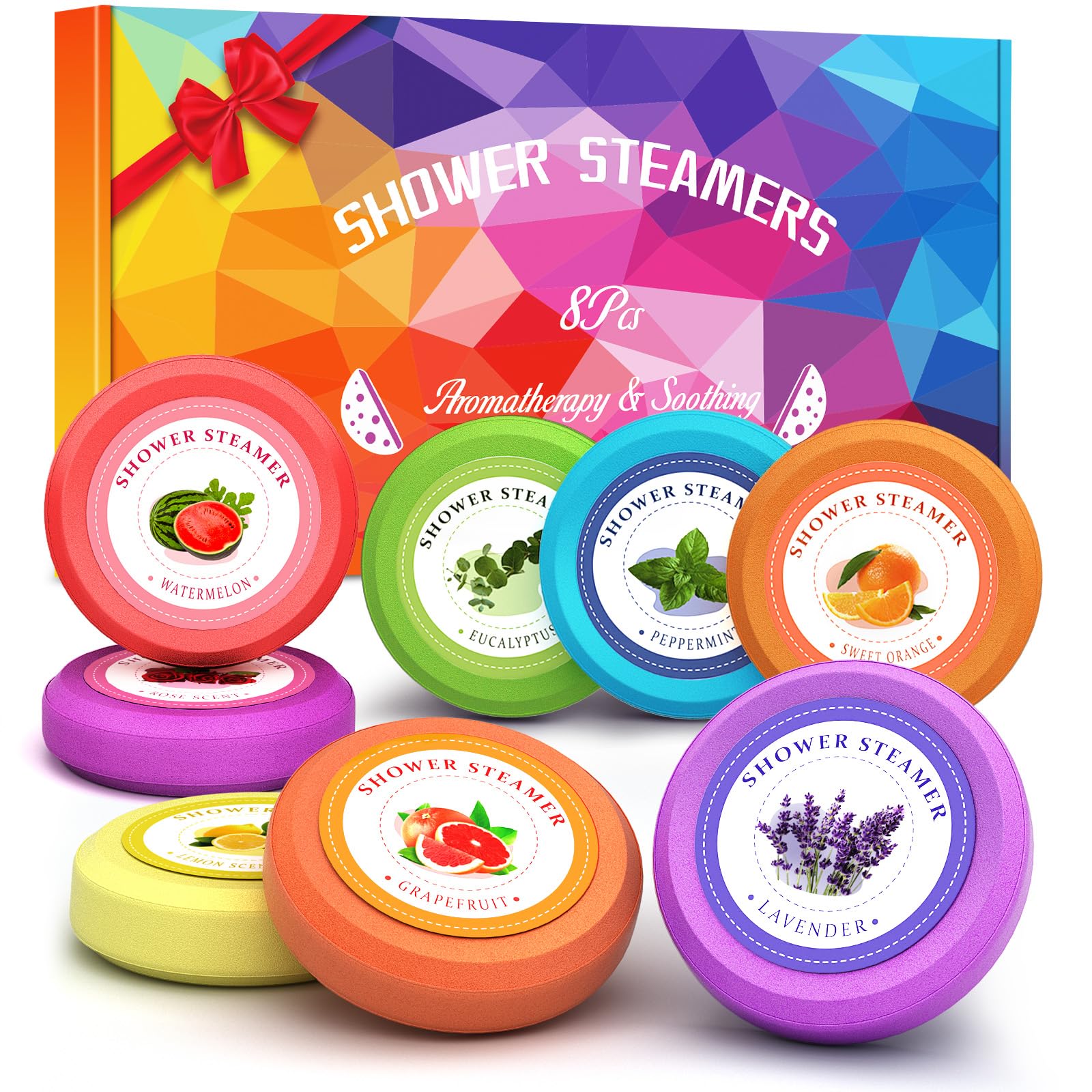 Photo 1 of Shower Steamers Aromatherapy - sanyi Birthday Gifts for Women, Shower Bombs with Natural Essential Oils Self Care Stocking Stuffers 