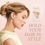 Kitsch Gold Metal Hair Clips for Women Durable Claw Clip view 4
