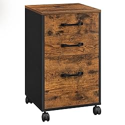 VASAGLE File Cabinet, 3 Drawers Filing Cabinet for