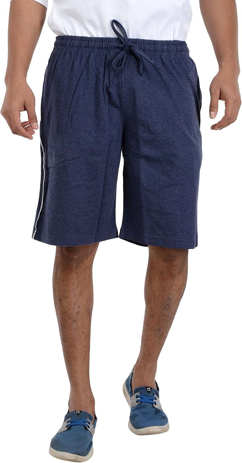 Buy EASY 2 WEAR Men’s Cotton Knitted Shorts (Sizes S to 4XL) Plus Sizes
