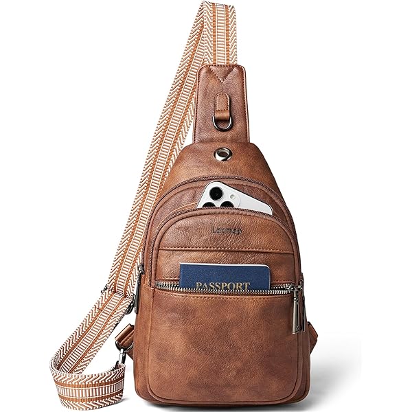 Stylish Tan Sling Backpack for Women Amazon.com | Leresas 7L Sling Bag for Women Crossbody Bags  main image 3