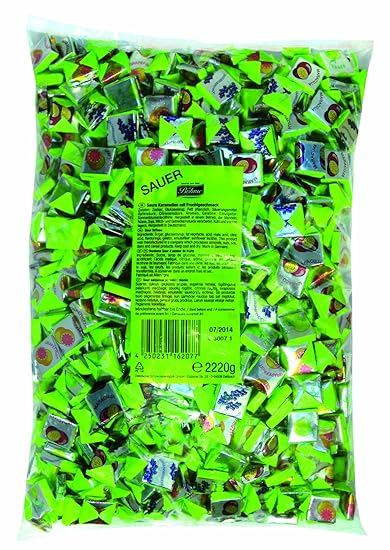 Halloren Saure Fruchkaramellen, 1er Pack (1 x 2.22 kg)