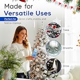 Quebec Artificial Snow Spray 100ml Snow Scene Decor Window Tree Glass view 4