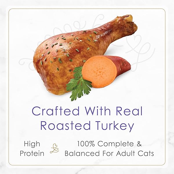 PURINA FANCY FEAST PETITES WITH ROASTED TURKEY ENTRÉE WITH SWEET POTATO IN GRAVY GOURMET WET CAT FOOD – (PACK OF 12) 2.8 OZ. TUBS