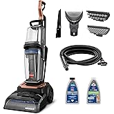 BISSELL Revolution HydroSteam Carpet Cleaner, Upright Deep Cleaner, HydroSteam Technology, 4-inch Self-Cleaning Tough Stain Tool & Formulas Included, 4123