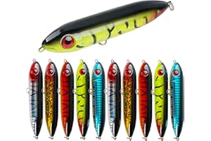 AGOOL Catfish Rattling Line Float Lure for Catfishing Catfish Spook Rattle/Floats Dragon Style Peg Floats for Santee Rig Fishing 5/10 Pack