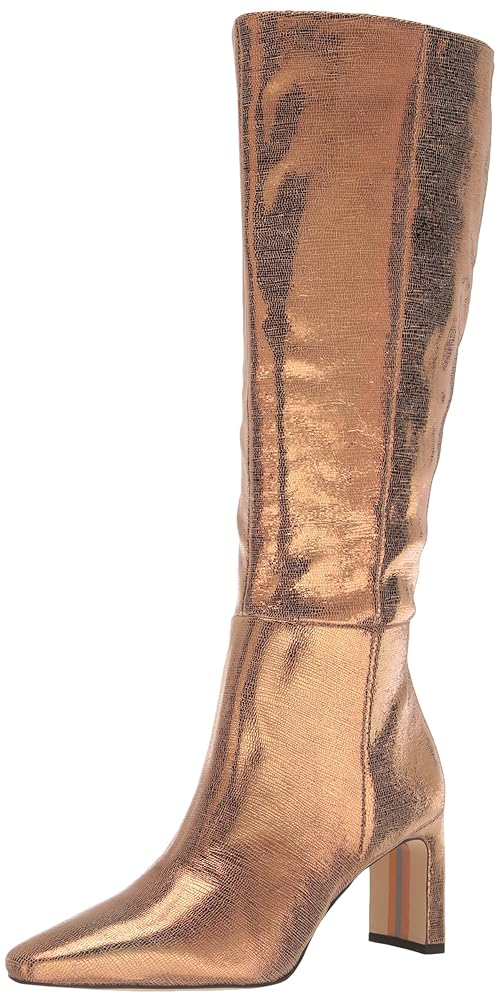 Sam Edelman Sylvia Knee High Boot Deep Gold Athletic Calf 6.5 Medium
