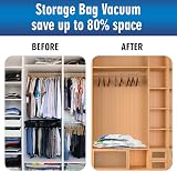 STORAGE MASTER Space Saver Bags 9 Combo Vacuum Storage Bags 80% Space view 6