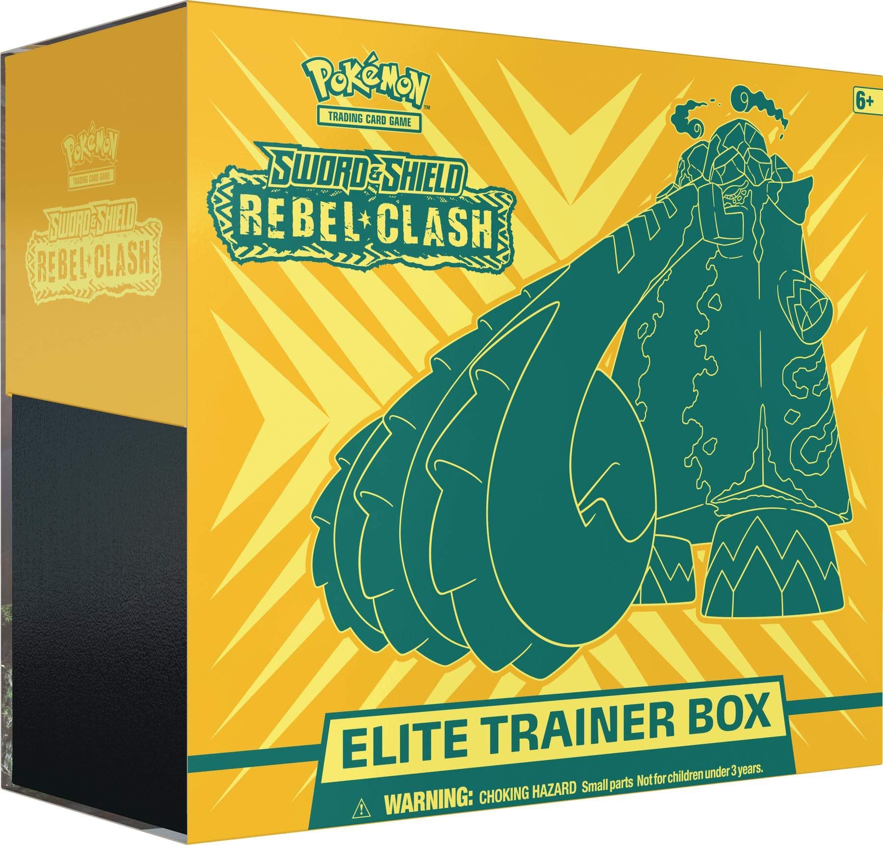 Pokémon POK80700 TCG: Sword & Shield 2 Rebel Clash Elite Trainer Box, Multi — image 1