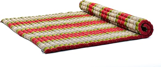 Leewadee Xxl Roll Up Thai Mattress Queensize Guest Bed Yoga Floor