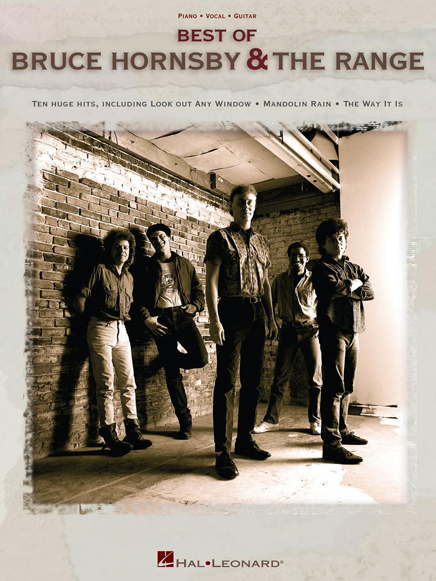 Best of Bruce Hornsby And The Range: | Piano, Vocal, Guitar Songbook | Top Hits from Bruce Hornsby | 10 Classic Tracks | Pop and Rock Sheet Music for Piano Players