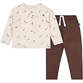 Modern Moments by Gerber baby-boys And Toddler Henley Shirt With Corduroy Pant Set