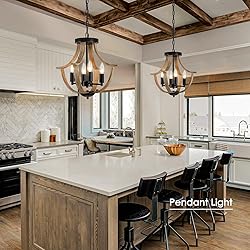 LAMPKEDUO Farmhouse Hanging Pendant